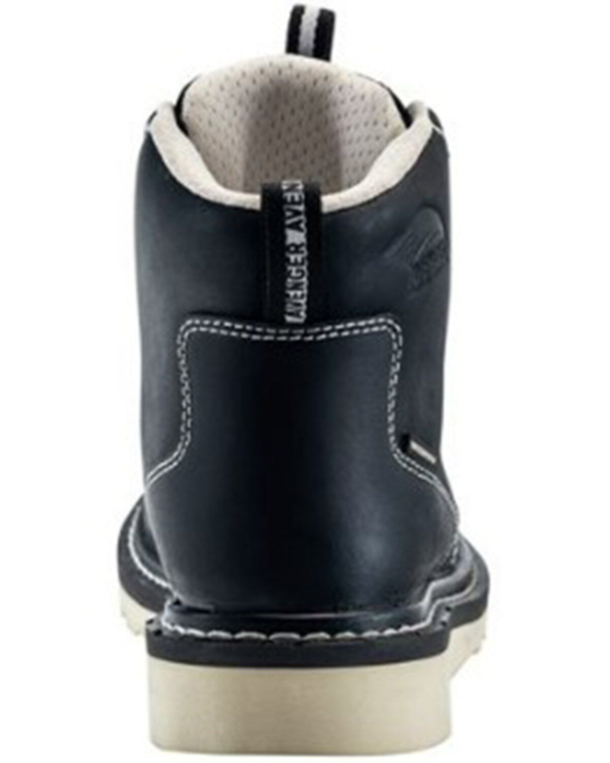 Image #5 - Avenger Women's Mid 6" Lace-Up Waterproof Wedge Work Boots - Composite Toe, Black, hi-res
