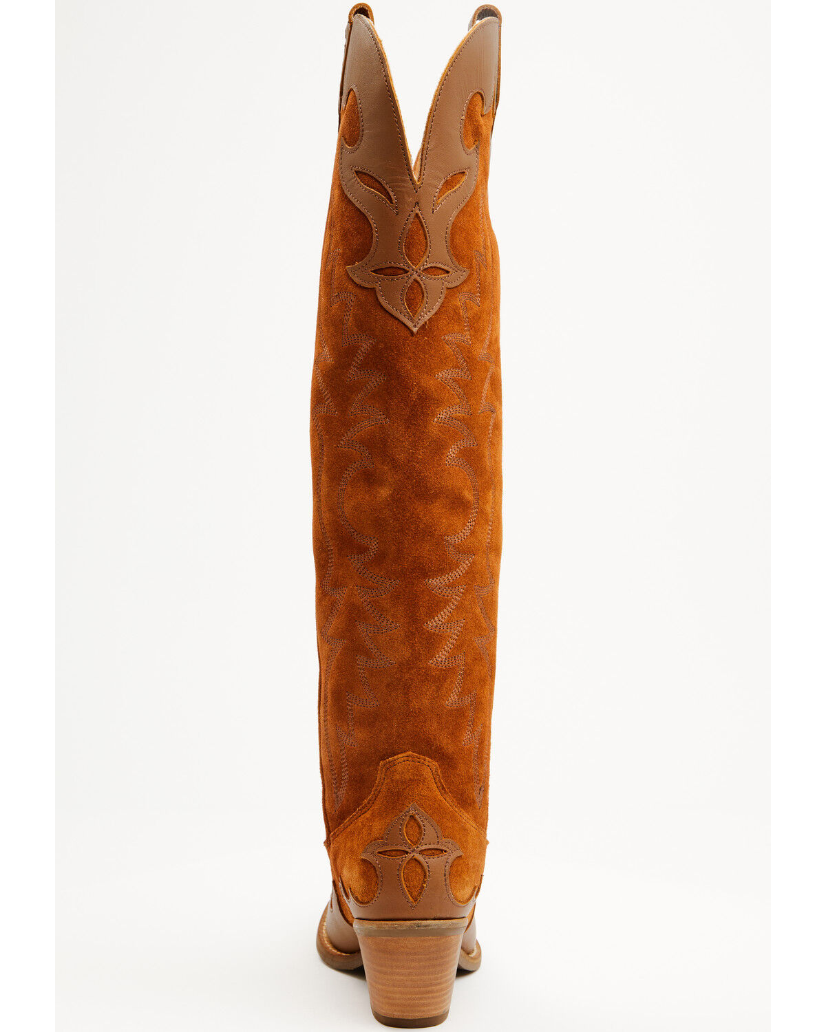 Image #5 - Dingo Women's Drama Queen Suede Tall Boots - Snip Toe, Camel, hi-res