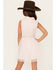 Image #4 - Sugar California Girls' Boot Barn Exclusive Fringe Tutu Dress, Pink, hi-res