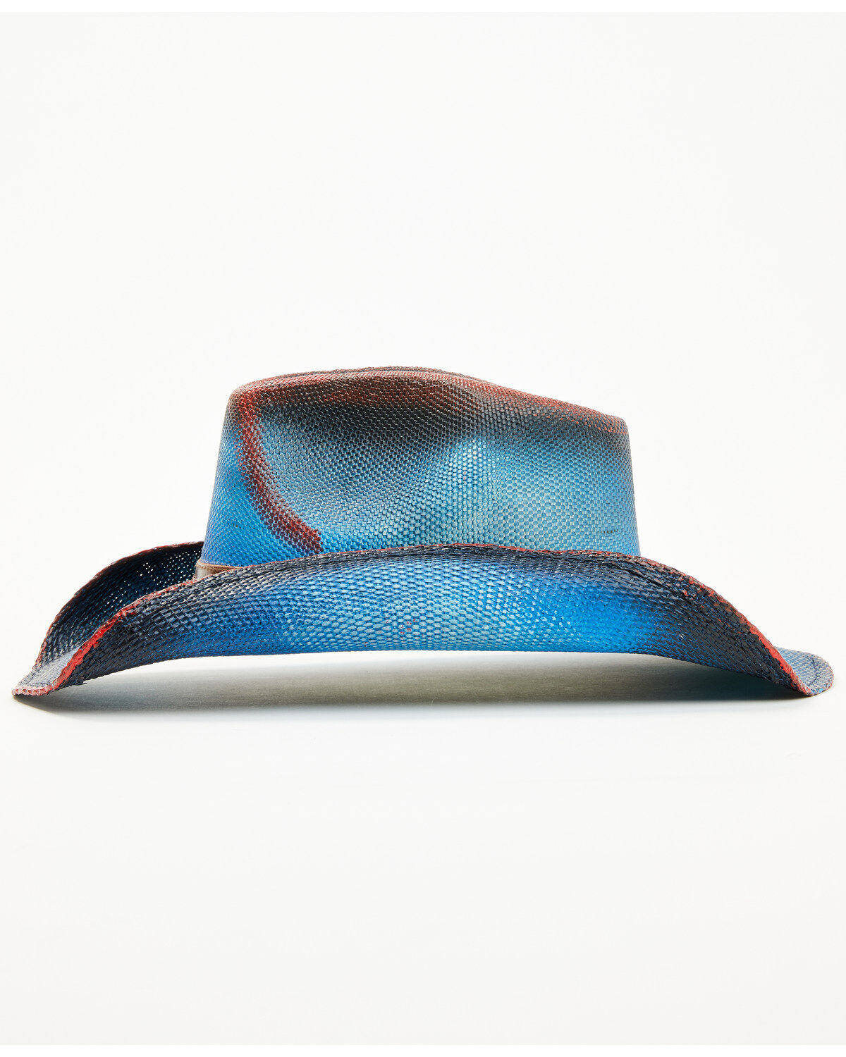 Image #3 - Shyanne Women's Rock Springs Straw Cowboy Hat, Red/white/blue, hi-res