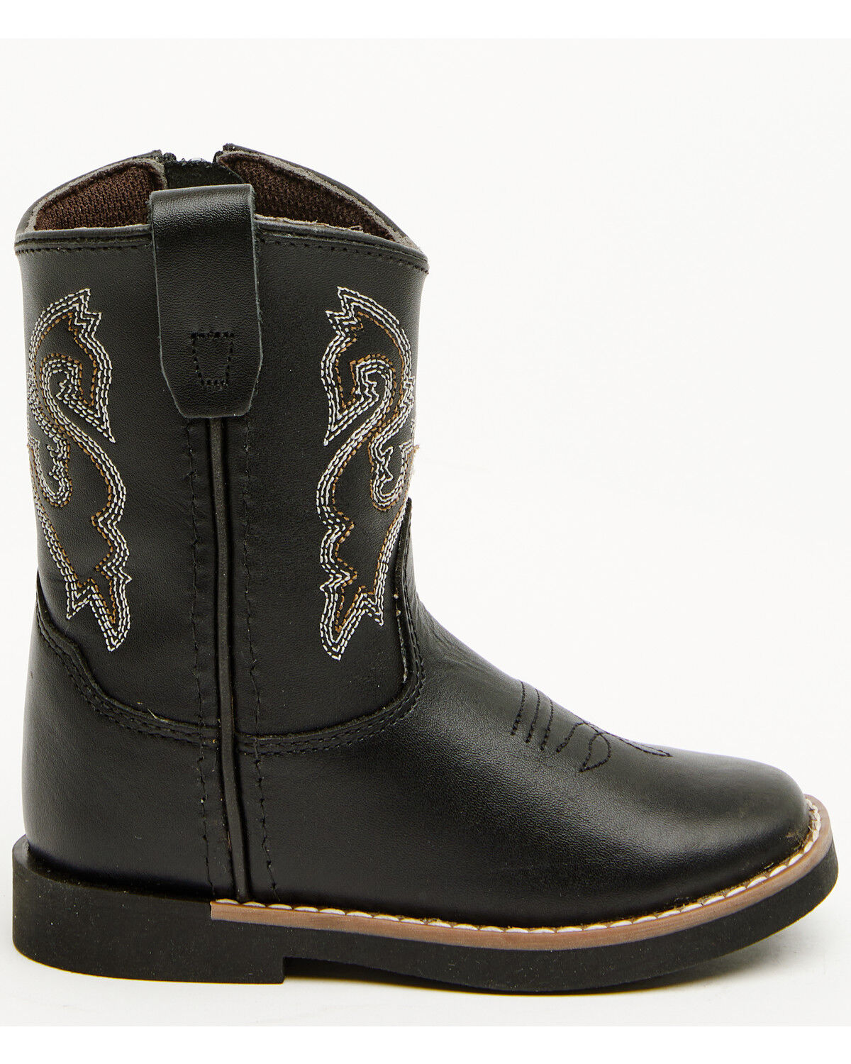 Image #2 - Cody James Toddler Boys' Westley Dane Western Boots - Broad Square Toe, Black, hi-res