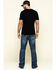 Image #3 - Cody James Men's Wolfstooth Wash Duke Relaxed Bootcut Stretch Denim Jeans - Tall, Medium Wash, hi-res