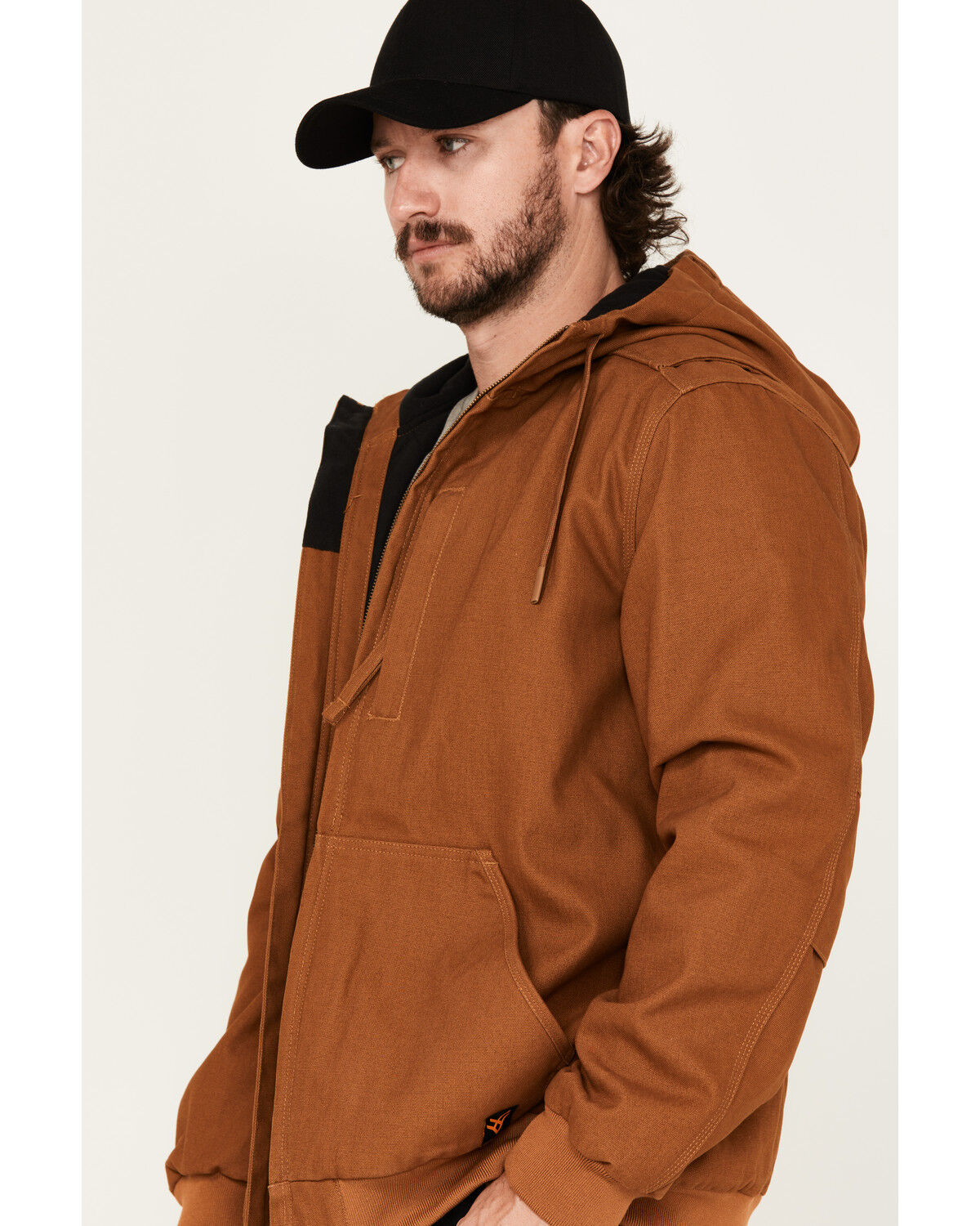 Image #2 - Hawx Men's Wolcott Hooded Bomber Jacket, Rust Copper, hi-res