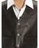 Image #2 - Roper Boys' Lambskin Leather Vest, Brown, hi-res