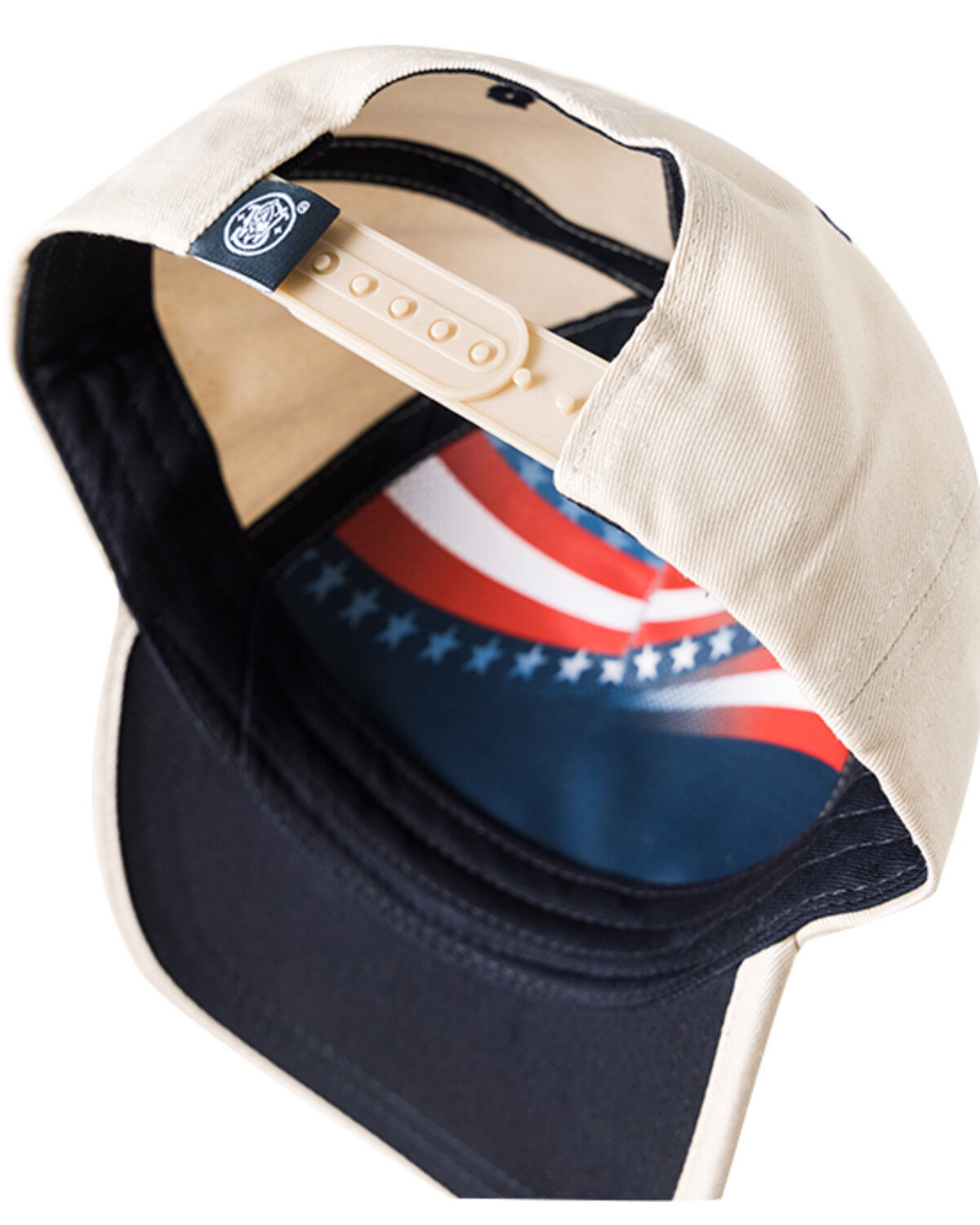 Image #2 - Smith & Wesson Men's USA Ball Cap, Beige/khaki, hi-res