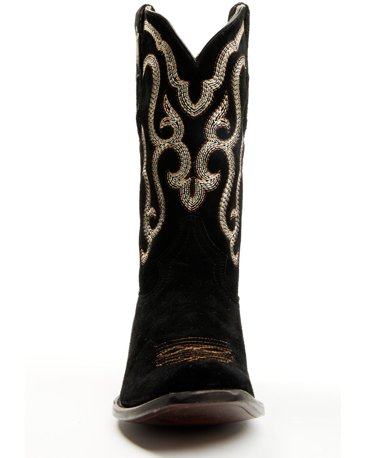 Image #4 - Corral Men's Roughout Embroidered Western Boots - Square Toe, Black, hi-res