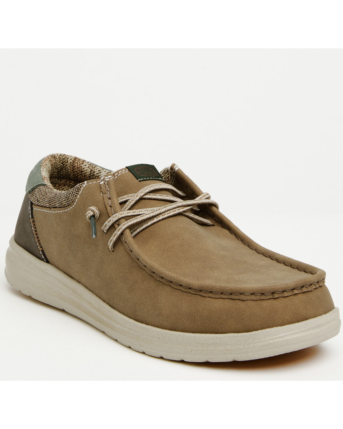 Image #1 - HEYDUDE Men's Paul Casual Moc Shoes, Brown, hi-res