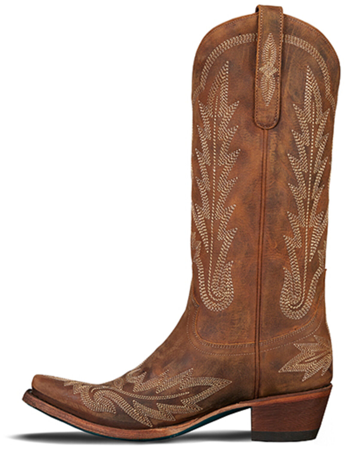 Image #3 - Lane Women's Lexington Tall Western Boots - Snip Toe, Caramel, hi-res