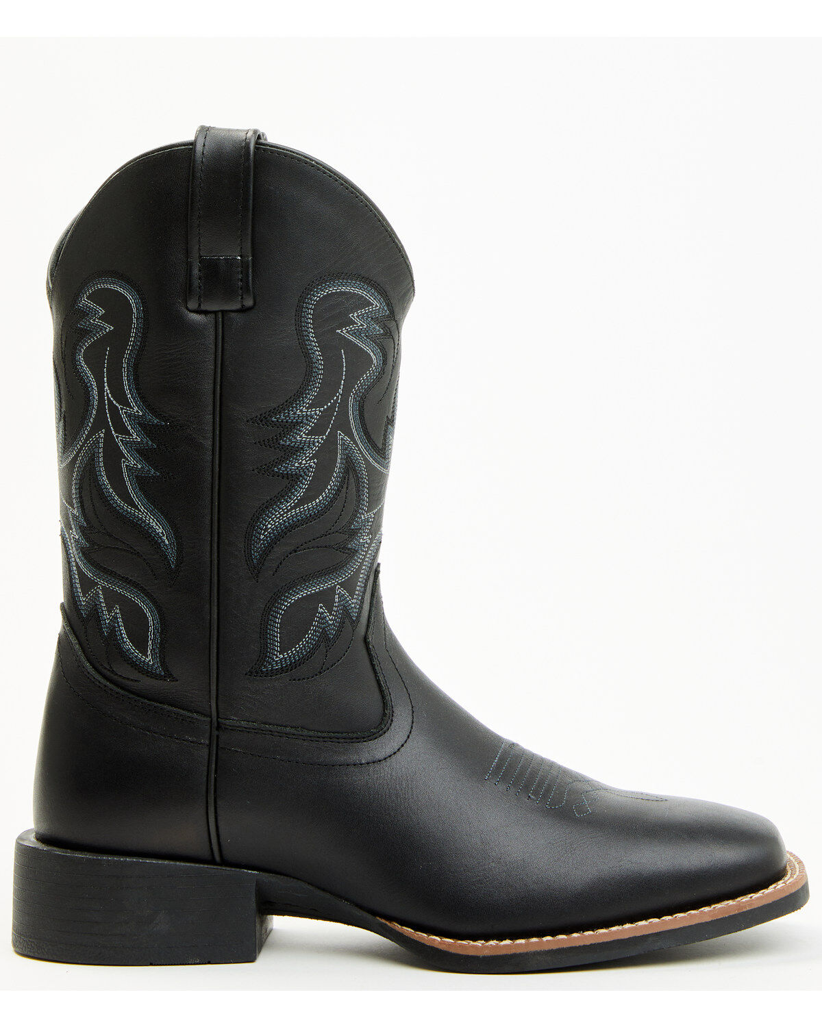 Image #2 - Cody James Ace&trade; Western Boots - Broad Square Toe, Black, hi-res