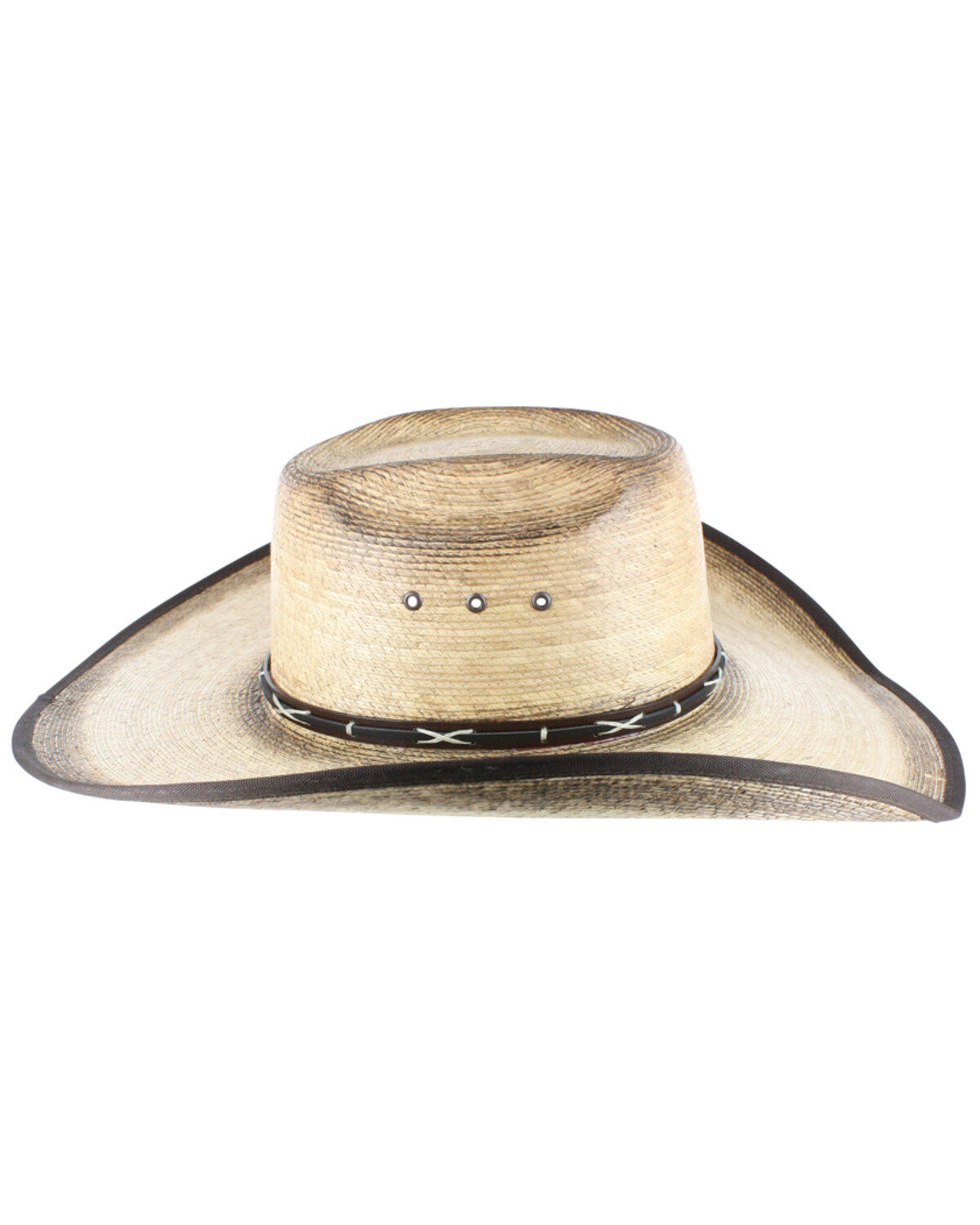 Image #4 - Cody James&reg; Men's Palm Leaf Cowboy Hat, Natural, hi-res