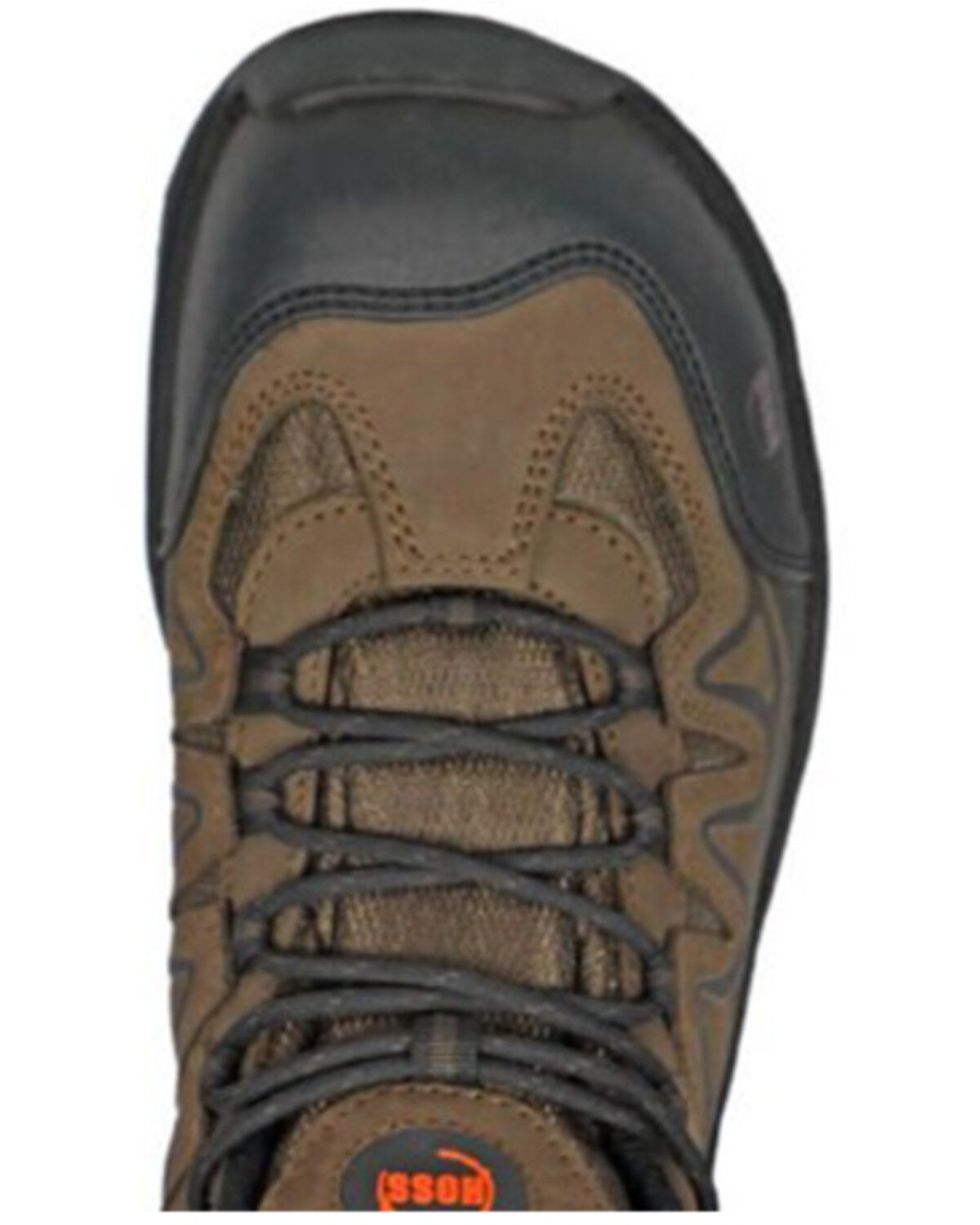 Image #6 - Hoss Men's 6" Eric Hi Hiking Work Boots - Soft Toe, Brown, hi-res
