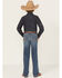 Image #3 - Ariat Boys' B5 Bennet Dark Wash Slim Straight Stretch Denim Jeans, Dark Wash, hi-res