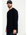 Image #3 - Hawx Men's Men's FR Pocket Henley Long Sleeve Work Shirt, Navy, hi-res