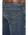 Image #4 - Ariat Men's M7 Dark Wash High Rise Slim Straight Stretch Denim Jeans, Dark Wash, hi-res