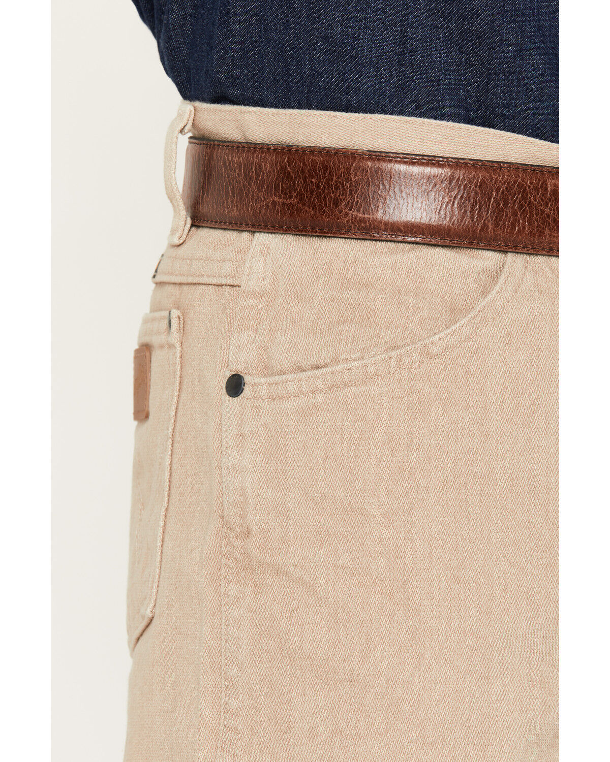 Image #2 - Wrangler Men's Slim Fit 936 Cowboy Cut Jeans, Tan, hi-res