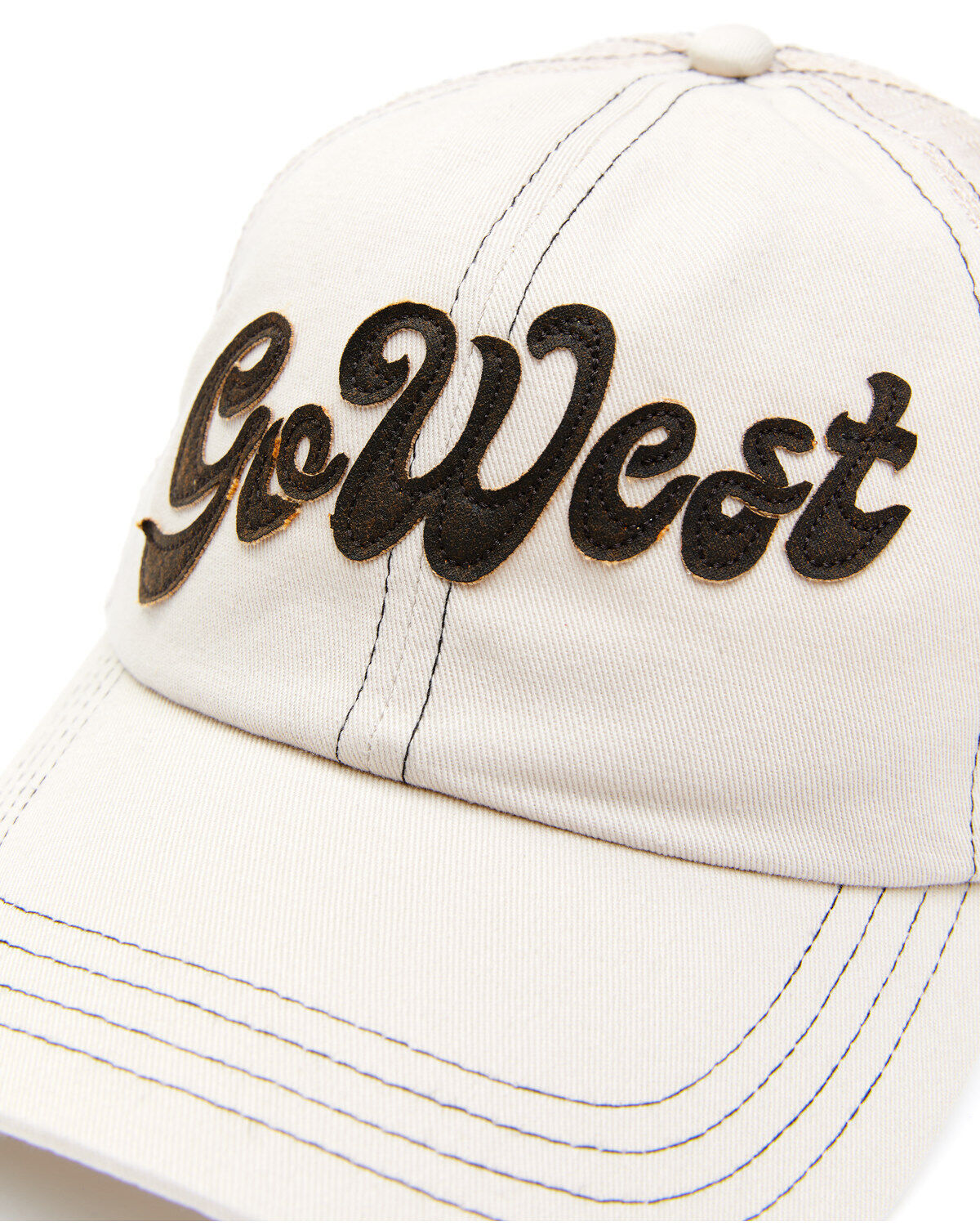 Image #2 - Shyanne Women's Go West Ball Cap, Cream, hi-res