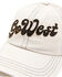 Image #2 - Shyanne Women's Go West Ball Cap, Cream, hi-res
