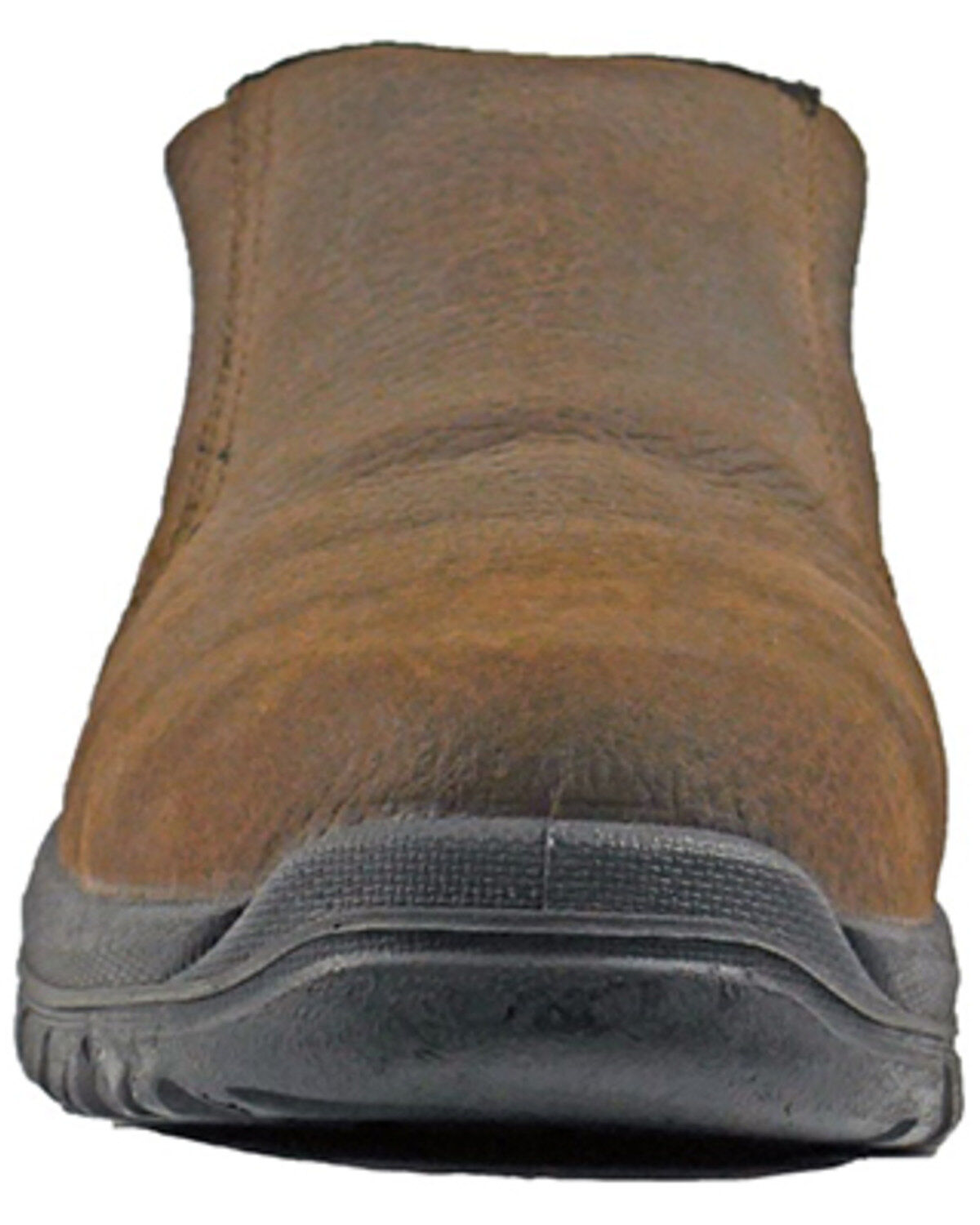 Image #4 - Hoss Men's Slip-On Met Guard Work Shoes - Composite Toe, Brown, hi-res