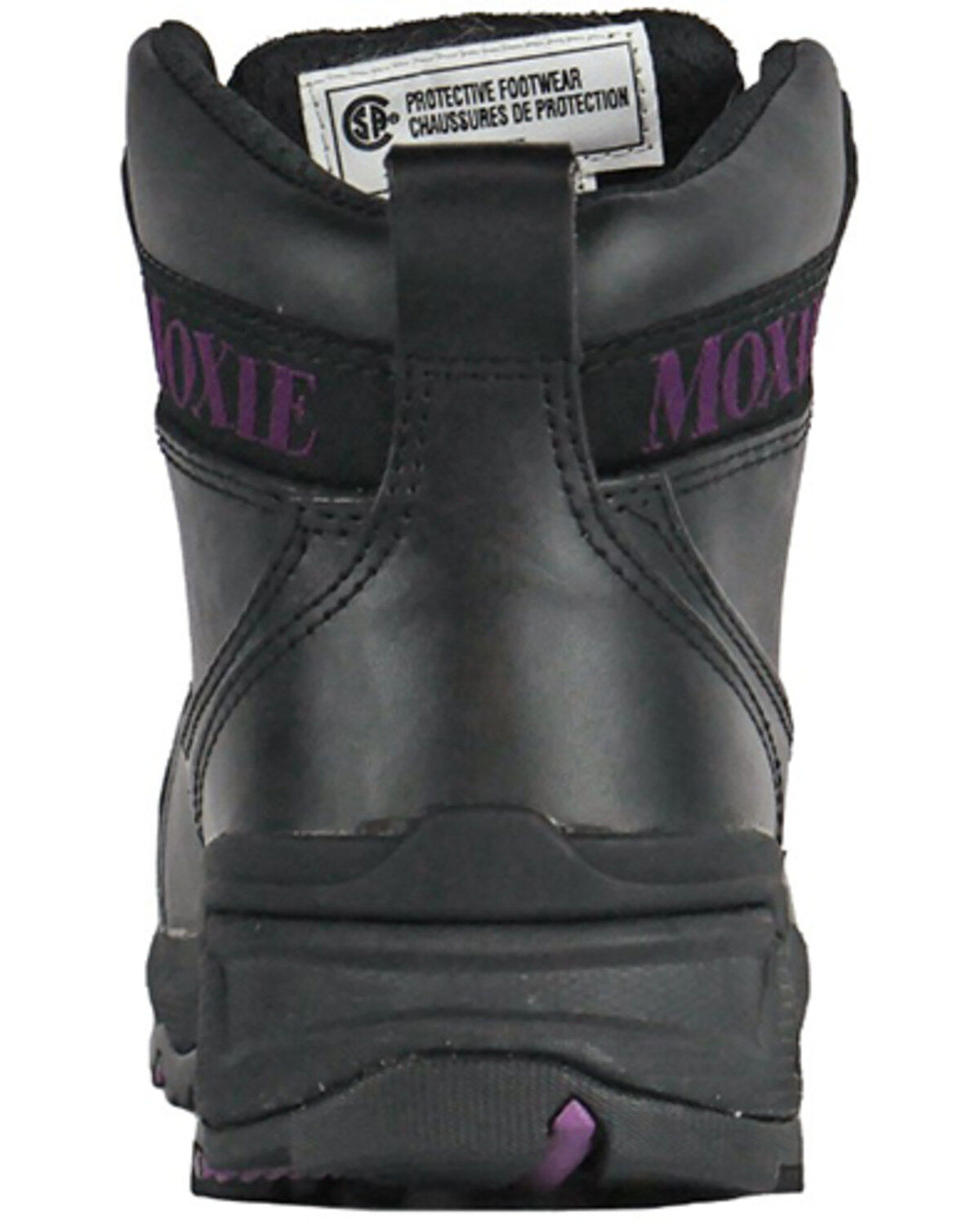 Image #5 - Moxie Trades Women's 4" Vegas Waterproof Work Boots - Aluminum Toe, Black, hi-res