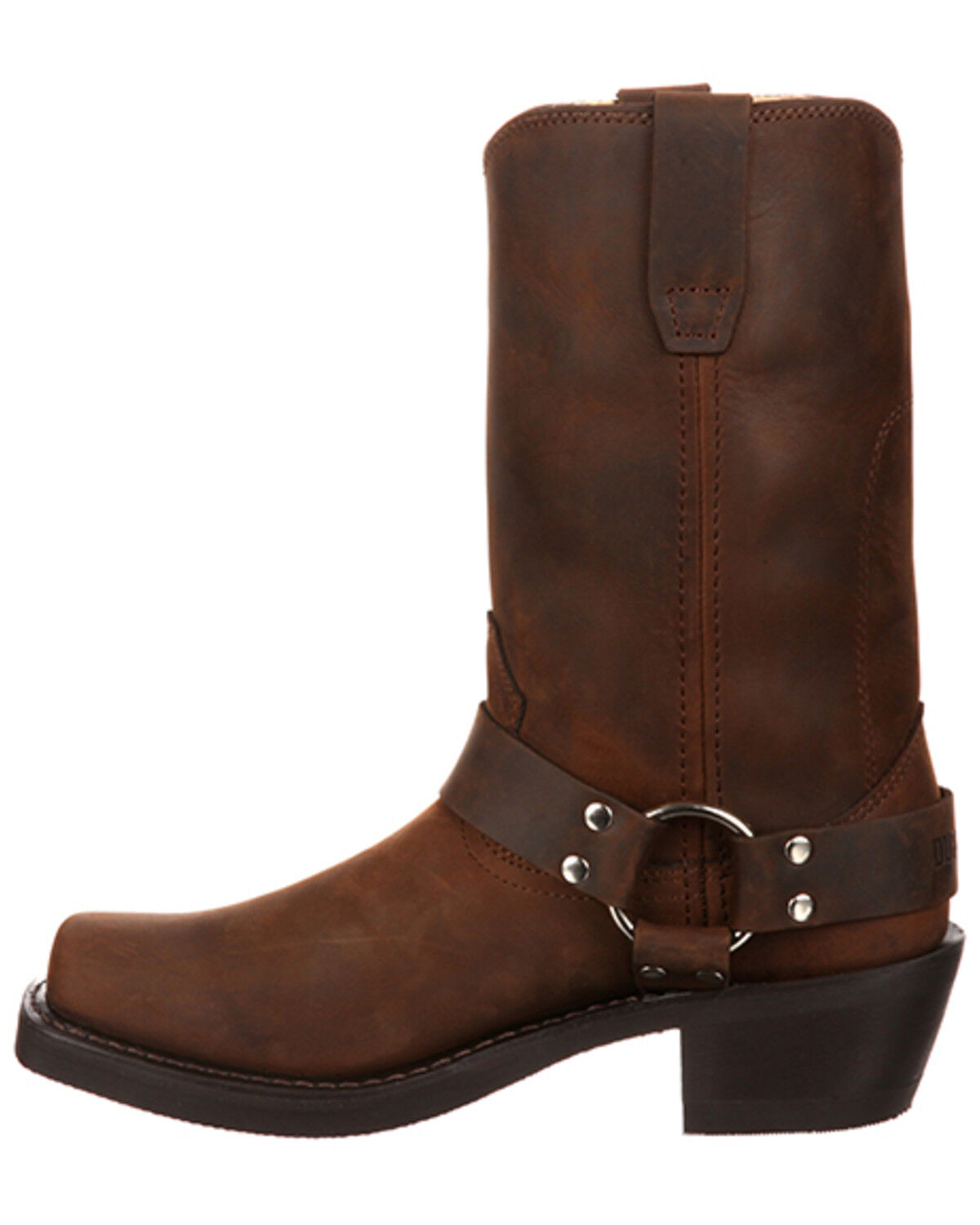 Image #6 - Durango Women's Harness Western Boots - Square Toe, Brown, hi-res