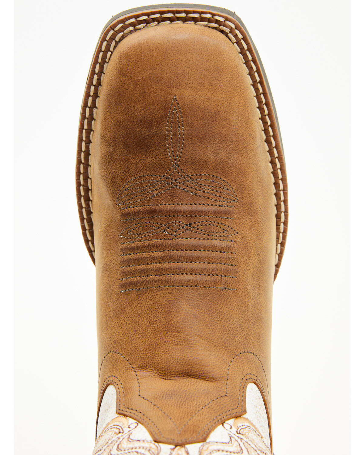 Image #6 - Shyanne Solstice&trade; Women's Flynn Western Boots - Broad Square Toe, Cream, hi-res