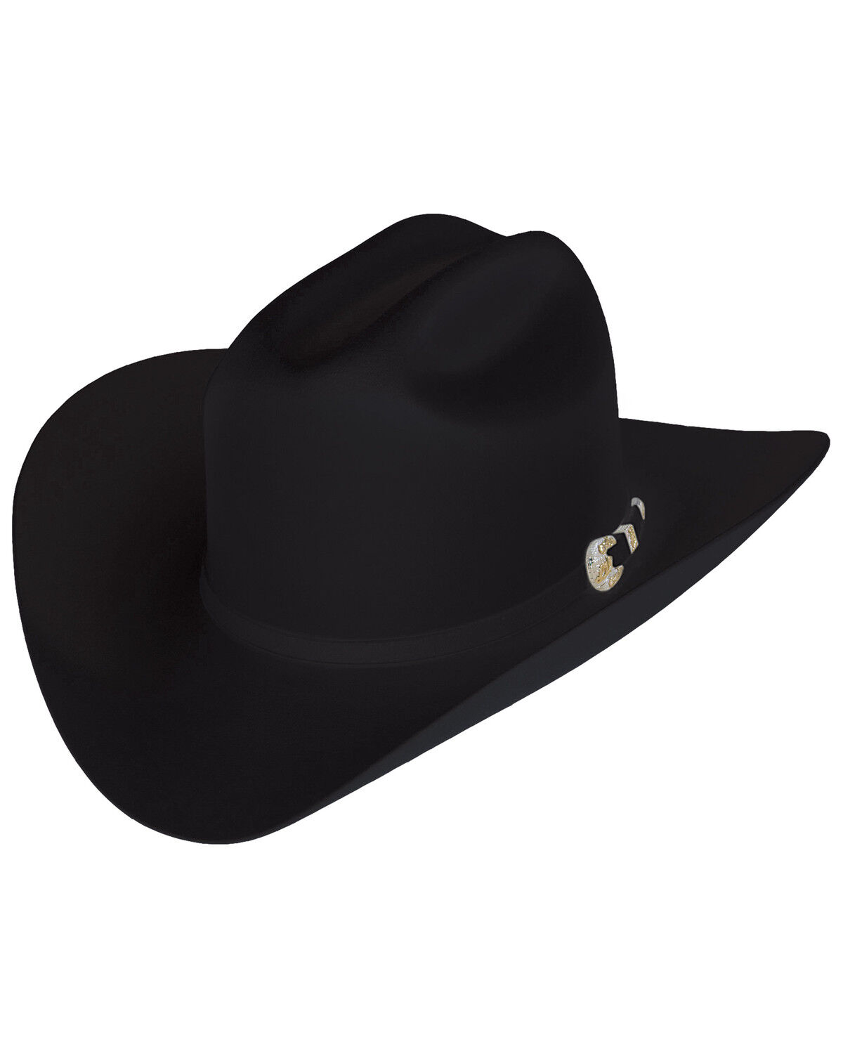 Larry Mahan Imperial 1000X Felt Cowboy Hat, Black, hi-res