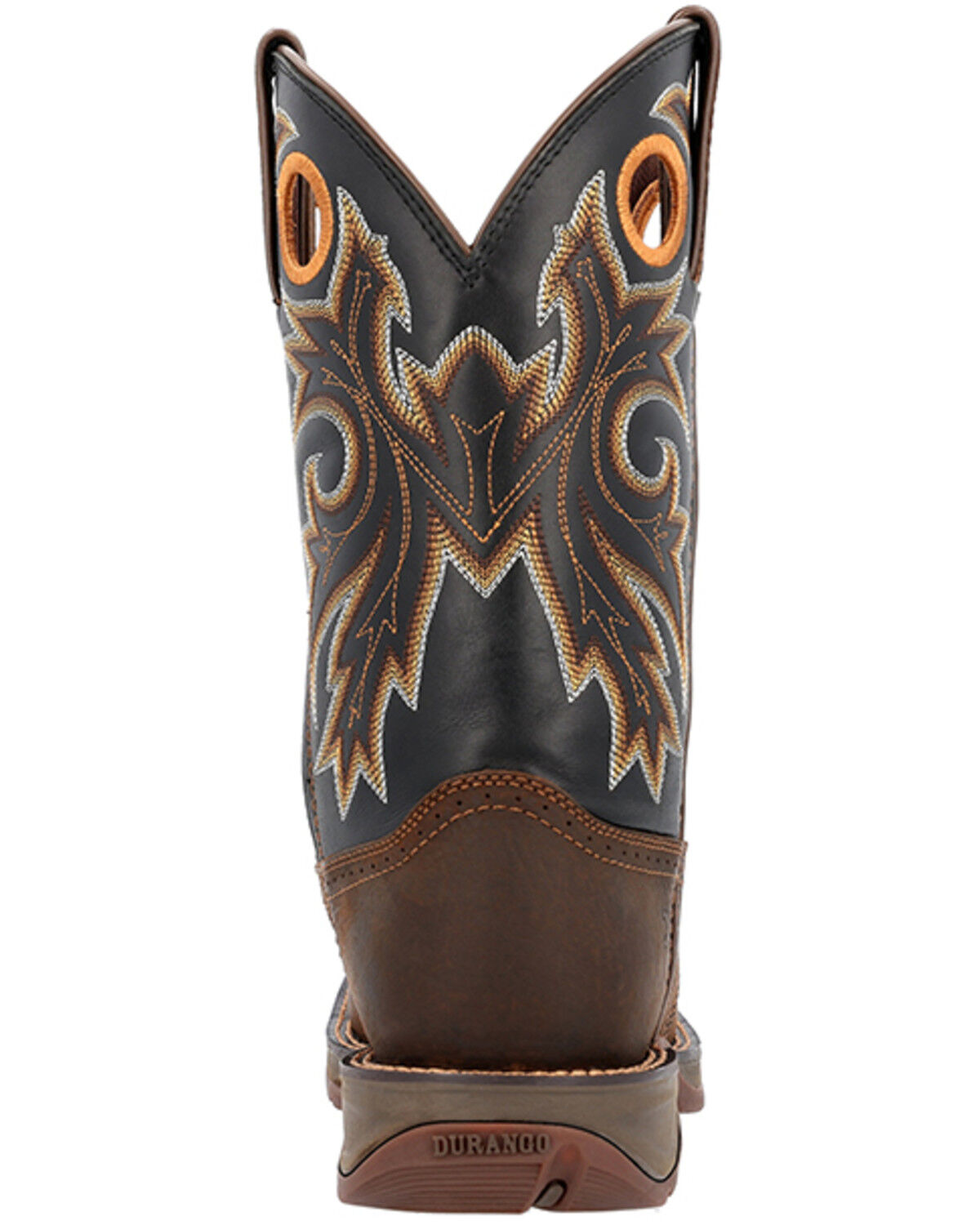 Image #5 - Durango Men's 11" Rebel Performance Western Boots - Broad Square Toe, Brown, hi-res