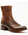 Image #1 - Moonshine Spirit&reg; Men's Pancho 8" Zipper Western Boot - Round Toe, Brown, hi-res