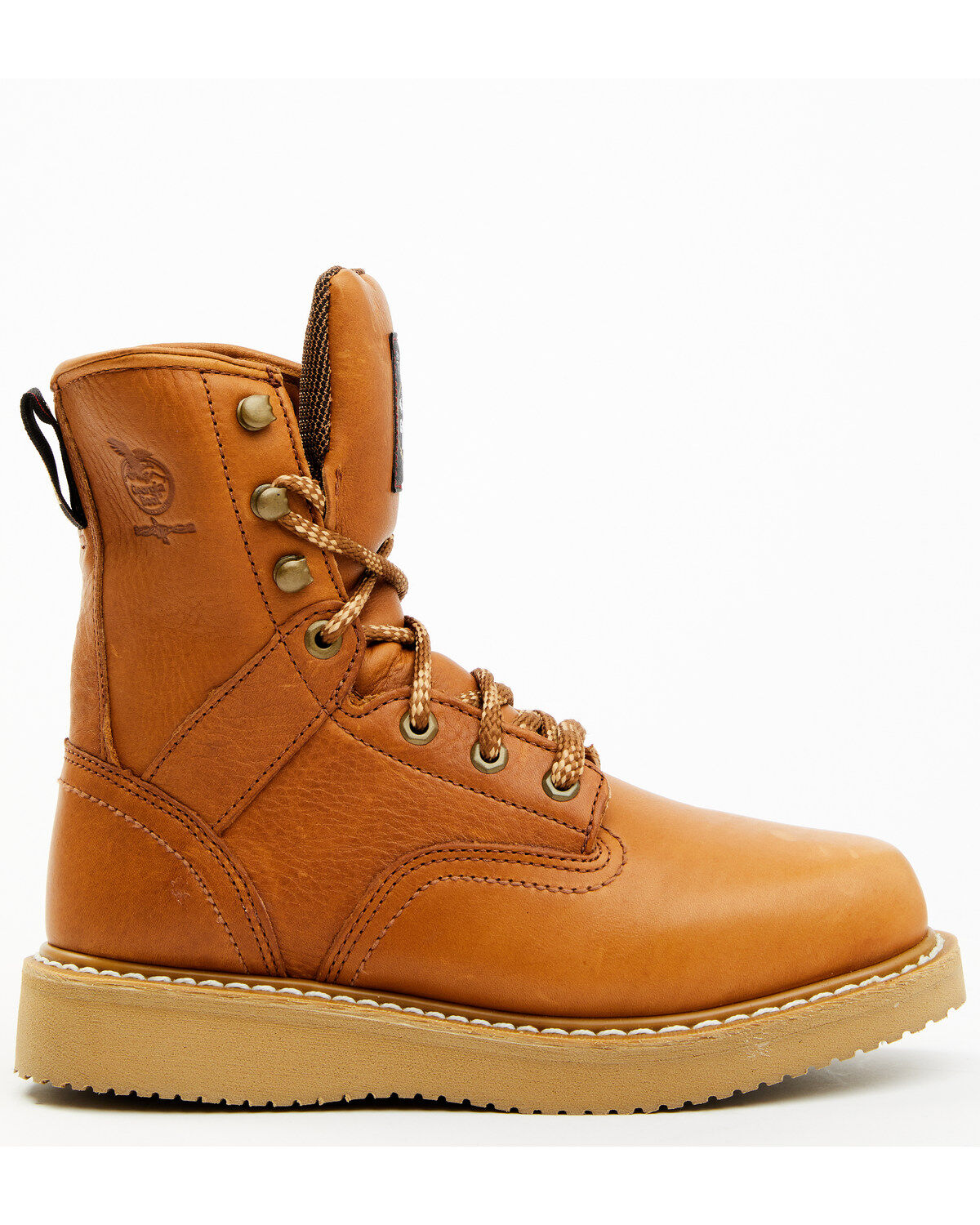 Image #3 - Georgia Men's Barracuda Wedge Work Boots, Brown, hi-res