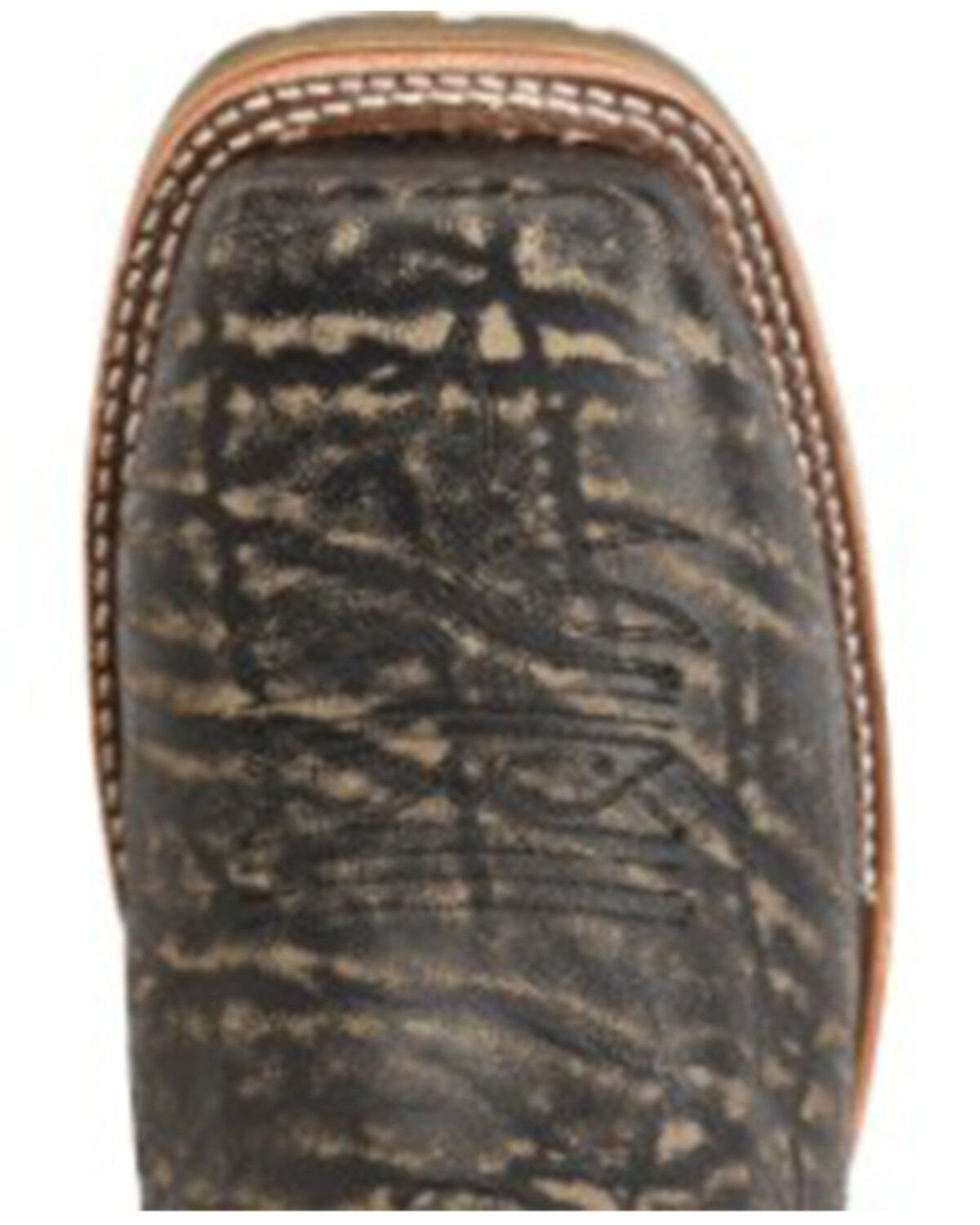 Image #3 - Double H Men's Shark Print Western Work Boots - Composite Toe, Black, hi-res