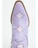 Image #6 - Dingo Women's Starburst Western Booties - Round Toe, Purple, hi-res