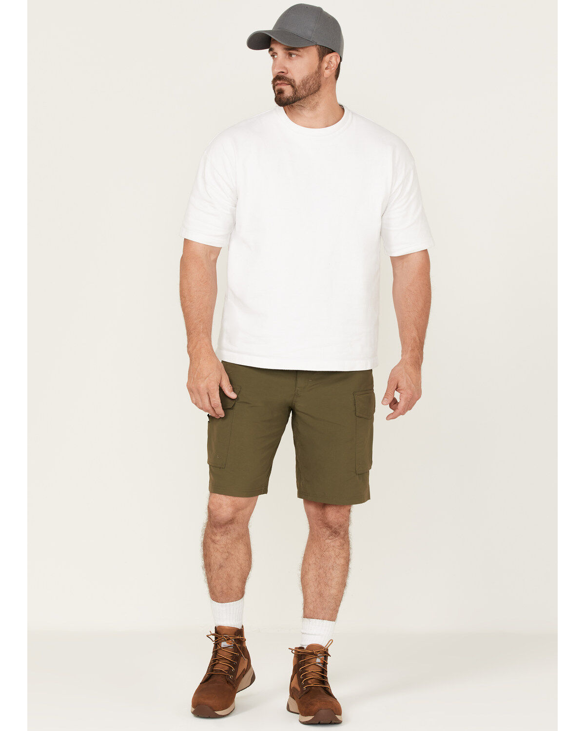Image #1 - Brothers and Sons Men's Ripstop Outdoor Trail Shorts, Olive, hi-res