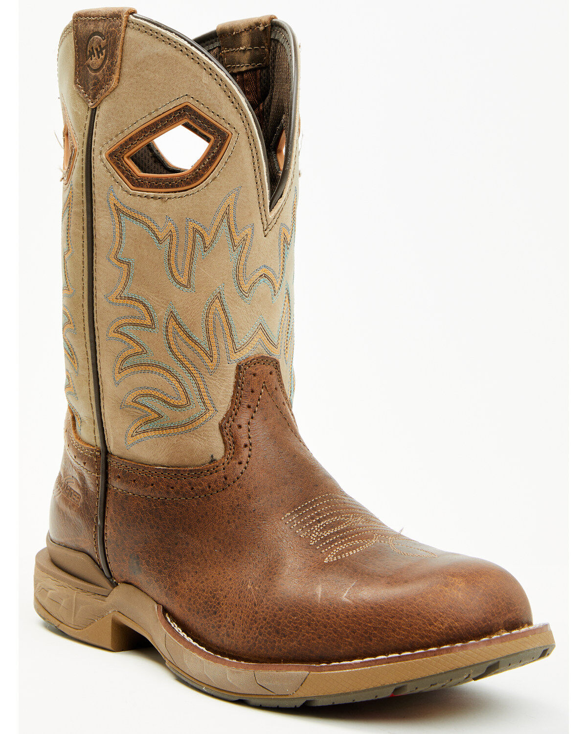 Image #1 - Double H Men's Prophecy Roper Western Boots - Round Toe, Tan, hi-res