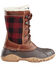 Image #2 - Baffin Women's Jasper Lace-Up Work Boots, Black/red, hi-res
