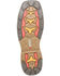 Image #6 - Double H Men's Phantom Rider Western Work Boots - Composite Toe, Brown, hi-res