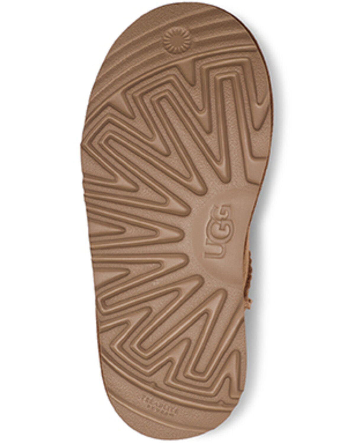 Image #6 - UGG Girls' Classic Ultra Mini, Chestnut, hi-res