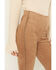 Image #2 - Shyanne Women's Faux Suede Studded Flare Pants, Coffee, hi-res