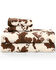 Image #3 - HiEnd Accents 200TC Cotton Elsa Cowhide 3 Piece Sheet Set - Twin Size, Chocolate, hi-res