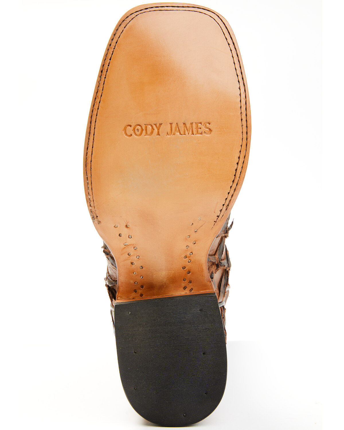 Image #7 - Cody James&reg; Men's Pirarucu Exotic Boots, Brown, hi-res