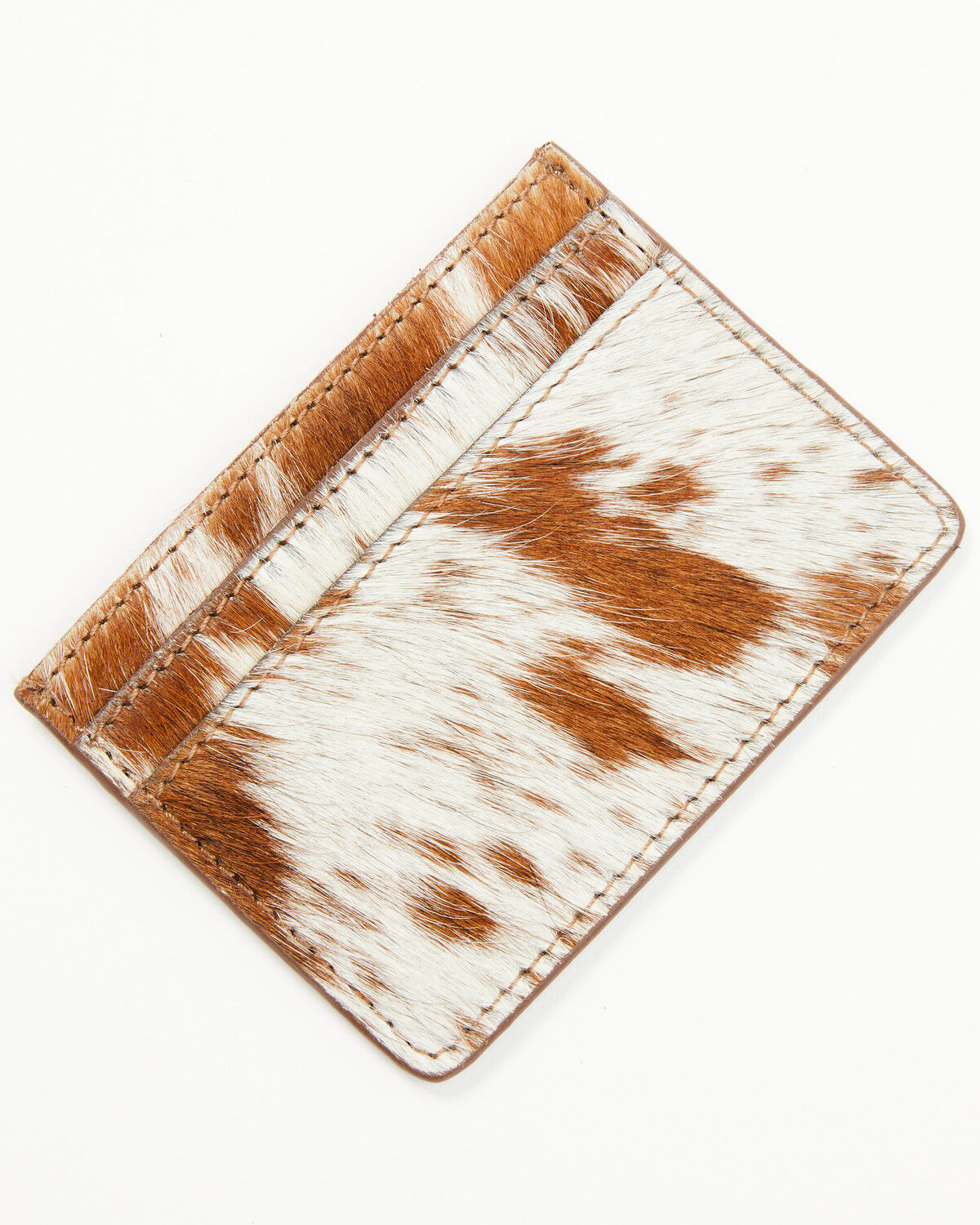 Image #1 - Shyanne Women's Meadow Hairon Leather Credit Card Wallet, Brown, hi-res