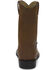 Image #5 - Justin Men's Basics Roper Western Boots - Medium Toe, Bay Apache, hi-res