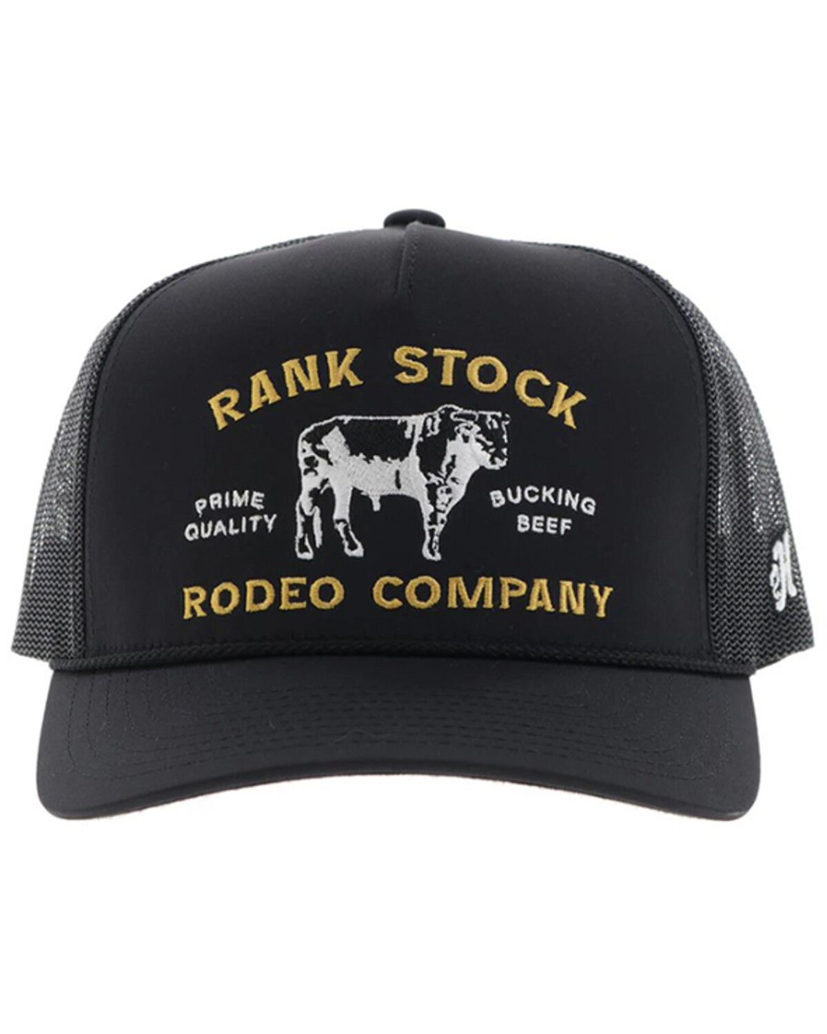 Image #3 - Hooey Men's Rank Stock Trucker Cap, Black, hi-res