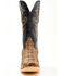 Image #4 - El Dorado Men's Exotic American Alligator Western Boots - Square Toe, Brown, hi-res