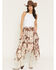Image #1 - Shyanne Women's Floral Tiered Midi Skirt, Brown, hi-res