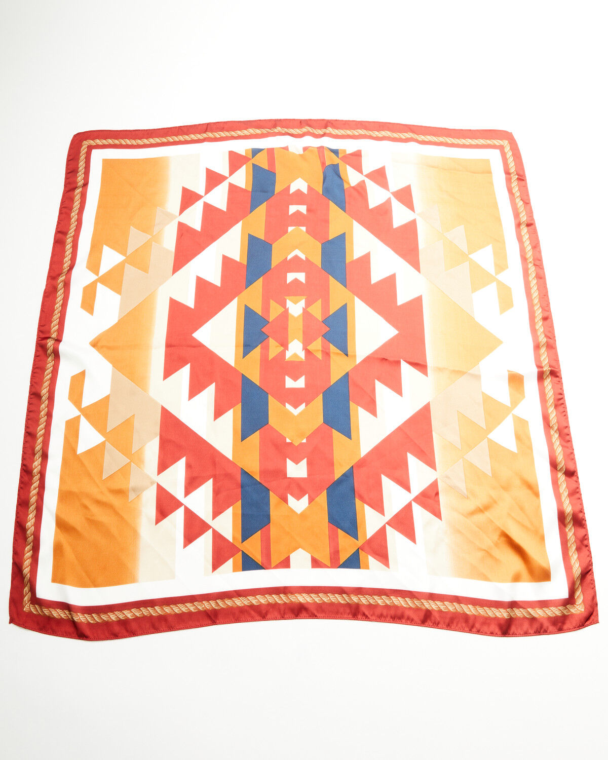Image #2 - Cody James Men's Carson Southwestern Print Wild Rag, Brown, hi-res