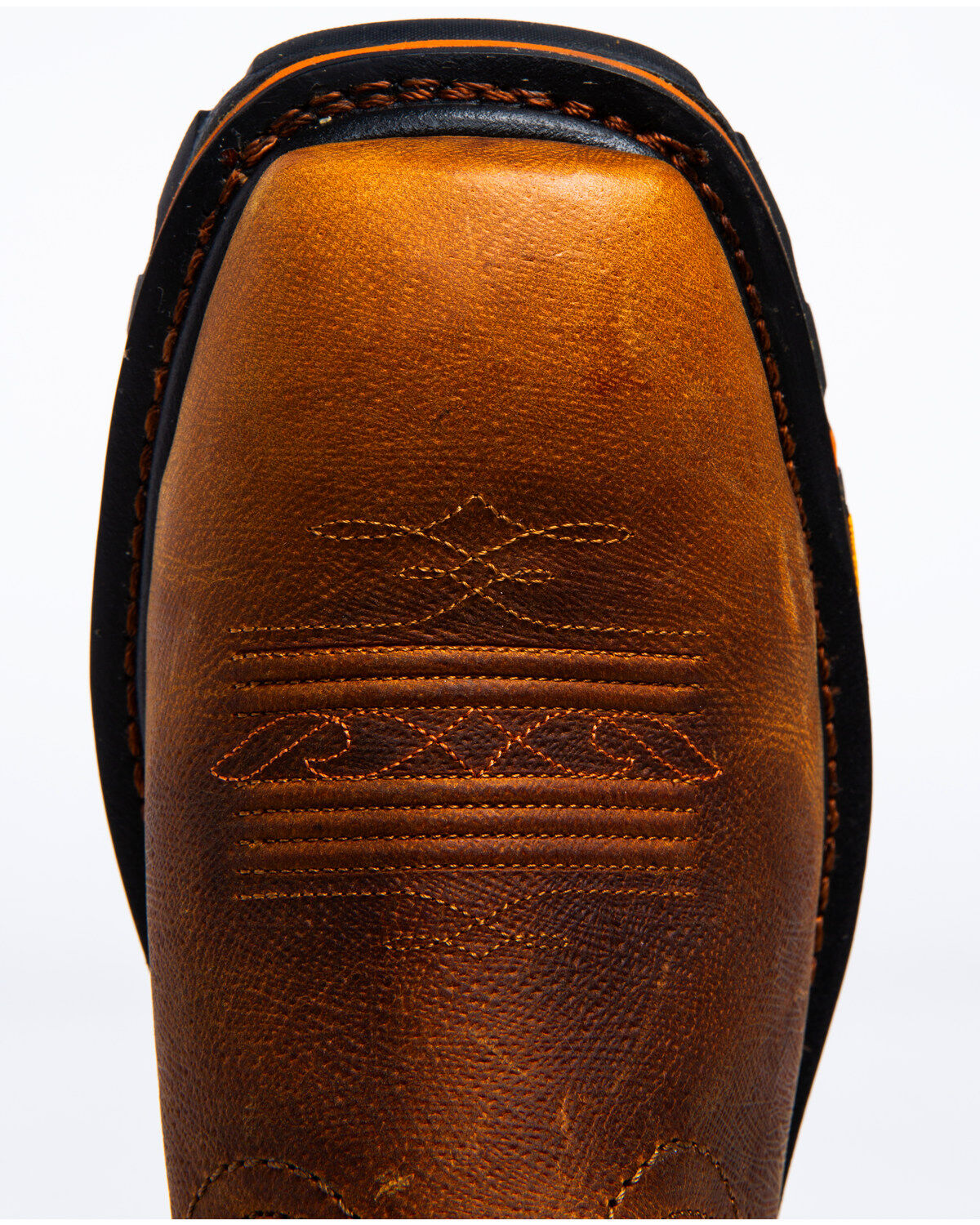 Image #6 - Cody James Men's 11" Flag Western Work Boots - Nano Composite Toe, Brown, hi-res