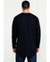 Image #2 - Hawx Men's FR Pocket Long Sleeve Work T-Shirt, Navy, hi-res