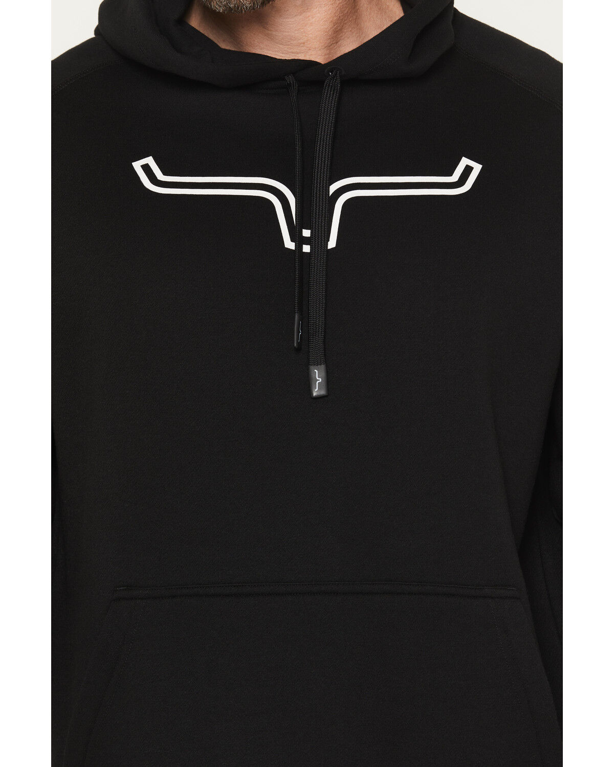 Image #3 - Kimes Ranch Men's Outlier Logo Hooded Sweatshirt, Black, hi-res
