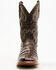 Image #4 - Cody James Men's Exotic Caiman Tail Skin Western Boots - Broad Square Toe, Dark Brown, hi-res