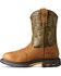 Image #3 - Ariat Men's H20 WorkHog&reg; Work Boots - Composite Toe, Aged Bark, hi-res